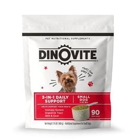 Dinovite Dog Probiotics for Yeast， Itchy Skin and Itchy E