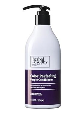 16.9 Fl Oz Purple Conditioner， Toning Conditioner for Blo