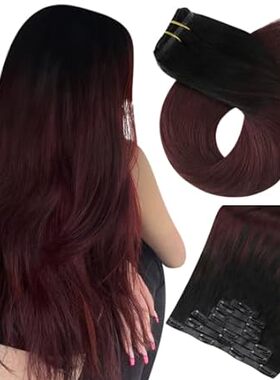 Moresoo Seamless Clip in Hair Extensions Human Hair Balay