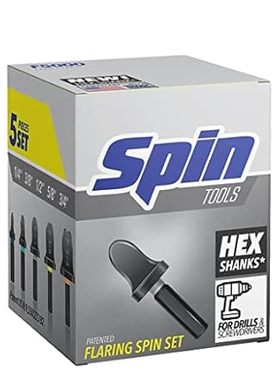 SPIN F5000 5-Piece Drill Bit Flaring Set 1/4， 3/8， 1/2， 5