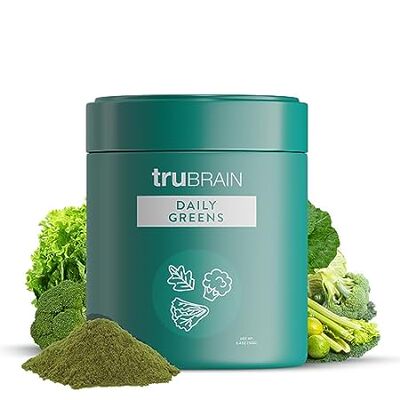 TruBrain Daily Greens: Sustained Brain Nourishment | 75 P