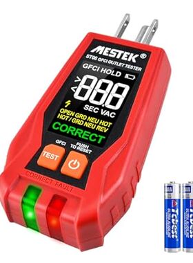 MESTEK GFCI Outlet Tester Electrical Voltage Tester Recep