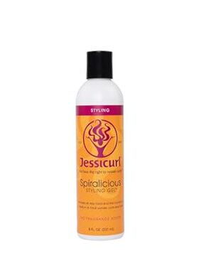 Jessicurl， Spiralicious Gel， No Fragrance Added， 8 Fl oz.