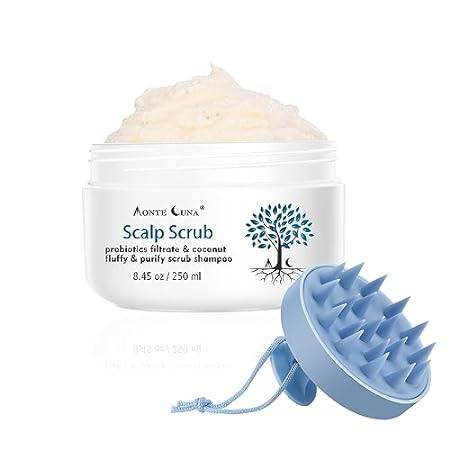 Scalp Exfoliator Scrub，Itchy Scalp Treatment for Dandruff
