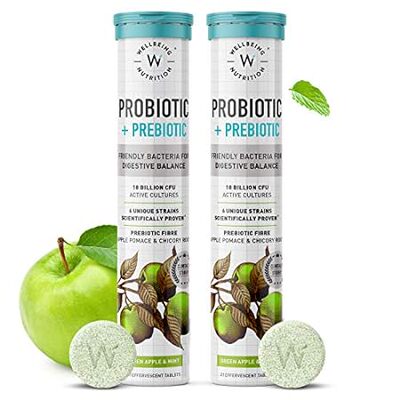 WELLBEING NUTRITION Daily Probiotic + Prebiotic| Plant Ba