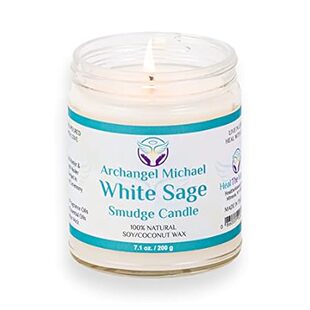 White Sage Candles for Cleansing House Chakra Healing | E