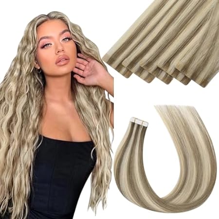 Moresoo Intact Hair Extensions Tape in 18 Inch Virgin Tap