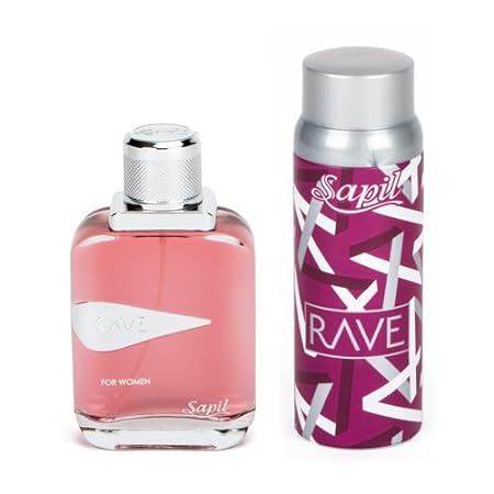 Sapil Perfumes “Rave for Women” Gift Set – Long-lasting,