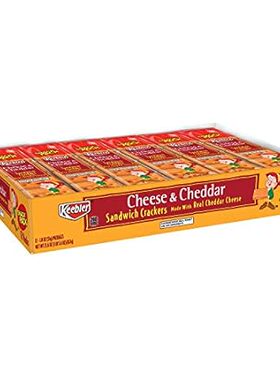Keebler Cheese and Cheddar Sandwich Crackers， Single Serv