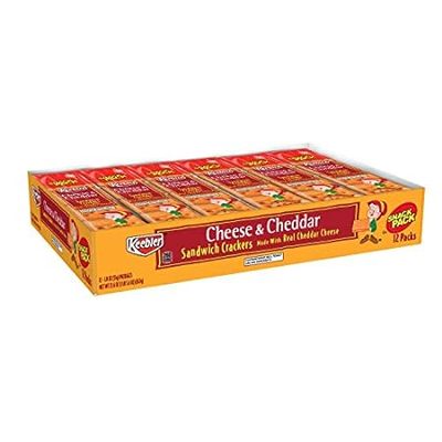 Keebler Cheese and Cheddar Sandwich Crackers， Single Serv