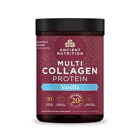 Collagen Powder Protein by Ancient Nutrition， Multi Colla