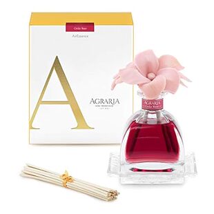 AGRARIA AirEssence Flower and Reed Diffuser Set, Hand Cra