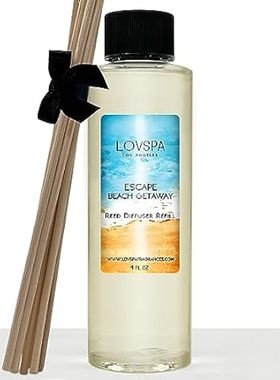 LOVSPA Escape Beach Getaway Reed Diffuser Oil Refill with