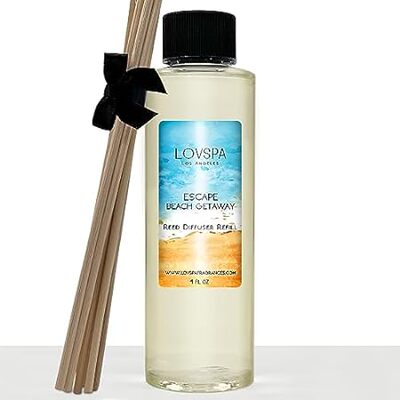LOVSPA Escape Beach Getaway Reed Diffuser Oil Refill with