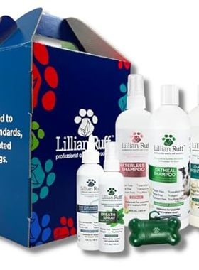 Lillian Ruff Starter Pack Gift Set for Dogs | Oatmeal Sha