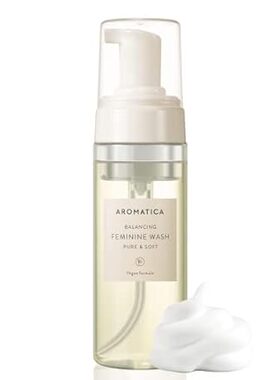 AROMATICA Pure and Soft Feminine Foaming Wash | Vegan， pH