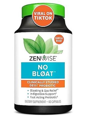 Zenwise NO BL?AT - Probiotics， Digestive Enzymes for Bloa