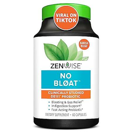 Zenwise NO BL?AT - Probiotics， Digestive Enzymes for Bloa