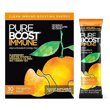 Pureboost Immune Clean Energy Drink Mix: Immunity Supplem