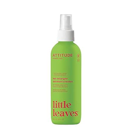 ATTITUDE Rinse-free Hair Detangler Spray for Kids， EWG Ve