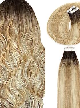 LacerHair Tape in Hair Extensions Human Hair Silky Straig