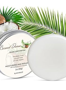 Solid Conditioner Bar， Organic， Plant Based， SLS Free， V