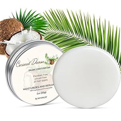 Solid Conditioner Bar， Organic， Plant Based， SLS Free， V