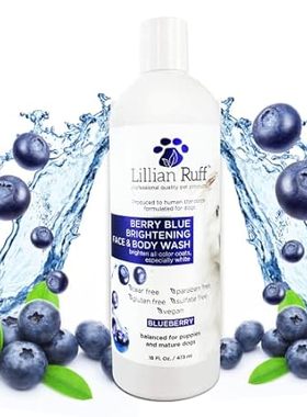 Lillian Ruff Berry Blue Brightening Face and Body Wash fo