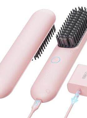 TYMO Cordless Hair Straightener Brush - Porta PRO Portabl