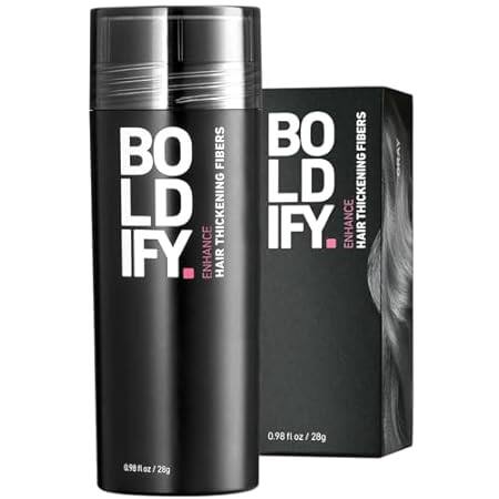 BOLDIFY Hair Fibers (28g) Fill In Fine and Thinning Hair