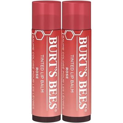 Burt's Bees Lip Tint Balm with Long Lasting 2 in 1 Duo Ti
