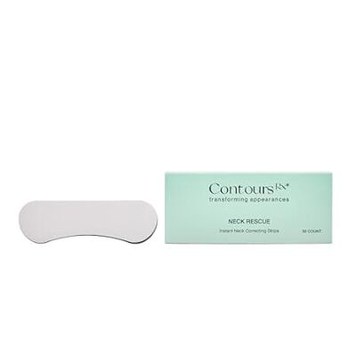 Contours Rx Neck Rescue - Anti-Aging Neck Strips for Crep