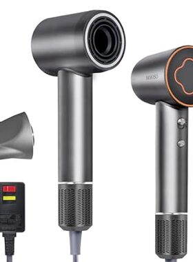 Hair Dryer， 1500W IMMOSO 110，000 RPM Brushless Motor Nega
