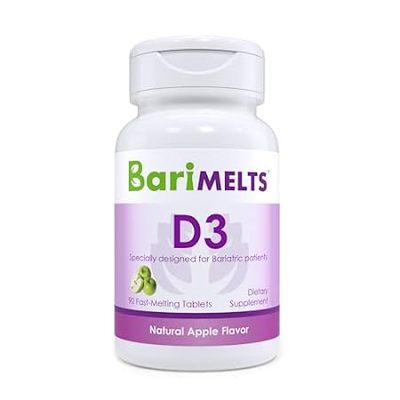 BariMelts Vitamin D3 5000 iu - 3 Month Supply (90 Fast-Di
