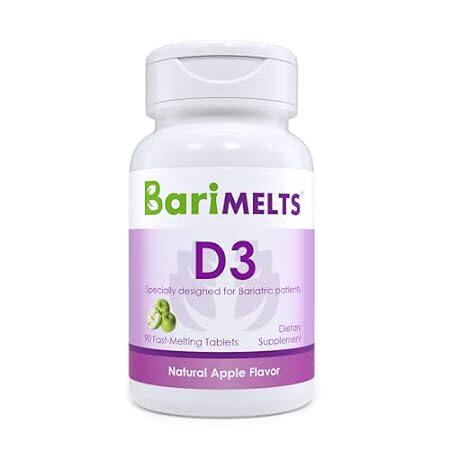 BariMelts Vitamin D3 5000 iu - 3 Month Supply (90 Fast-Di