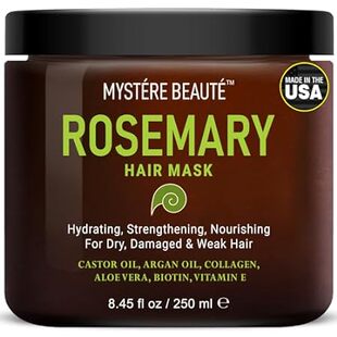 Rosemary Deep Conditioning Hair Mask for Damaged Hair - w
