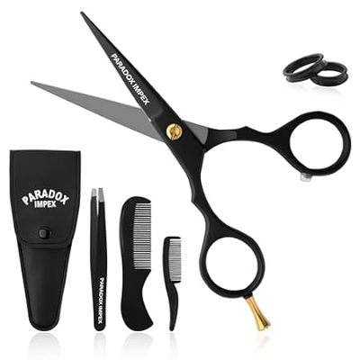 5” Beard and Mustache Scissors， Beard Trimming Scissors C