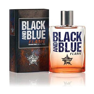 Tru Western PBR Black and Blue Flame Men's Cologne， 3.4 f