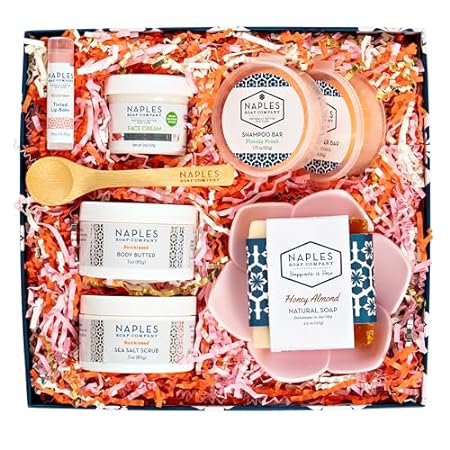 Naples Soap Company Best Sellers Gift Set – Includes Sham