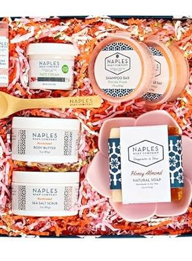Naples Soap Company Best Sellers Gift Set – Includes Sham