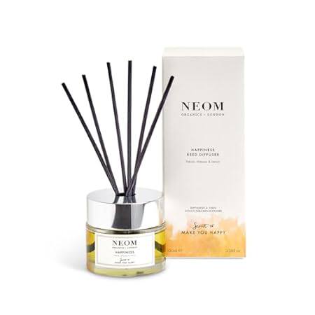 NEOM Happiness Reed Diffuser， 3.38fl oz | Uplifting Scent - 实物图