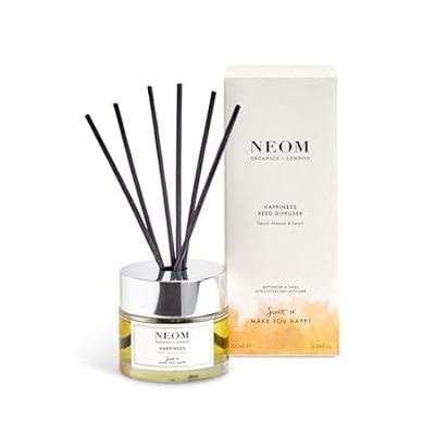 NEOM Happiness Reed Diffuser， 3.38fl oz | Uplifting Scent