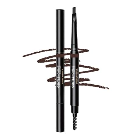2 Pack Mens Eyebrow Pencil Dark Brown， Easily Shape Defin