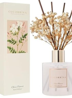 COCORRíNA Reed Diffuser - Olive Flower Scented Diffuser w