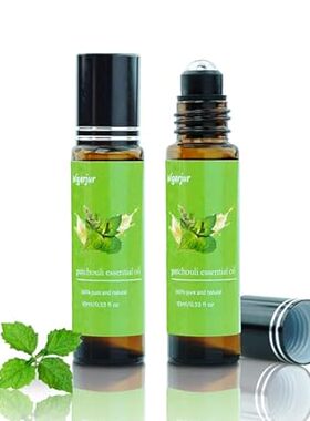 2 Pcs Patchouli Essential Oil Blend Oils Roll On Organic