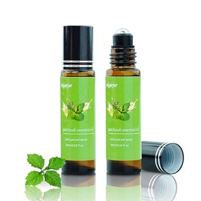 2 Pcs Patchouli Essential Oil Blend Oils Roll On Organic