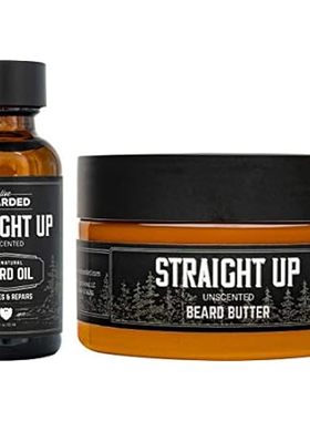 Live Bearded: Beard Oil and Beard Butter Grooming Kit - S