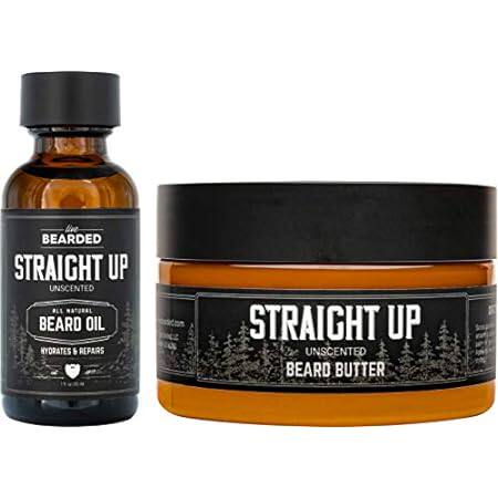 Live Bearded: Beard Oil and Beard Butter Grooming Kit - S