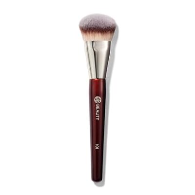 BK BEAUTY BRUSHES - 101 CONTOURED FOUNDATION BRUSH - Cont