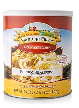 Saratoga Farms Chicken Fettuccine Alfredo， Freeze-Dried M